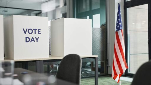 Election day Usa, un seggio elettorale