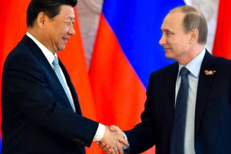 Putin con il Presidente della Cina Xi Jinping