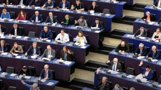 Una seduta del Parlamento Europeo